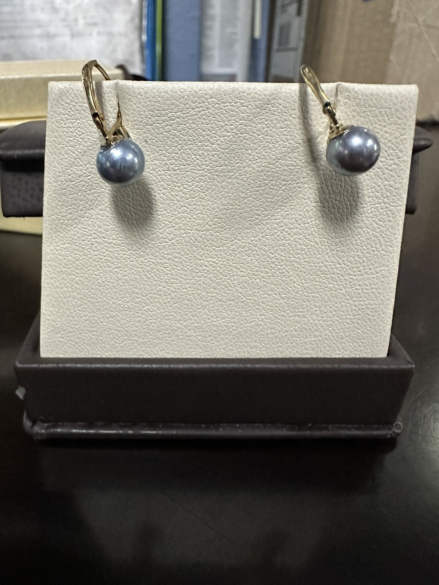 TAHITIAN PEARL EARRINGS 