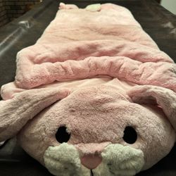 KIDS - Pink Bunny Sleeping Bag