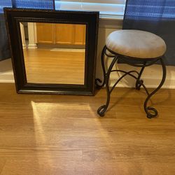 Mirror & Stool