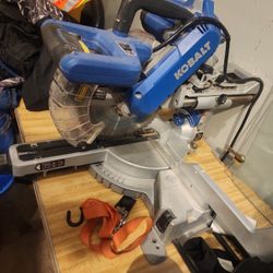 kobalt miter saw and wagner 2000 flexio paint gun both of them like new 