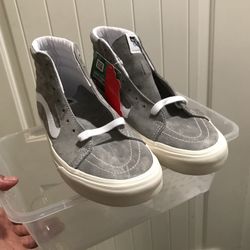 VANS SK8 Hi GREY WATER REPELLENT 8.5 MENS US