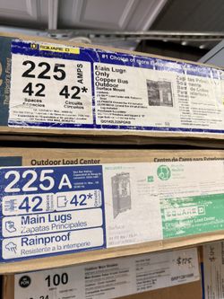 Square D Type QO 200 Amp 42 Space N3R Outdoor Sub Panel 