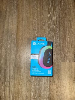 JLab Pop Party Ultra-Portable Bluetooth Speaker in black
