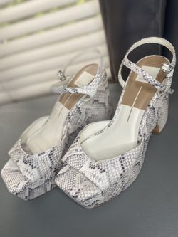 Dolce Vita snake print heels