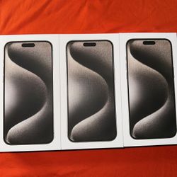 Apple iPhone 15 Pro Max Natural 256gb $1300 Or 512gb $1500 New Sealed Unlocked I Can Meet Now 
