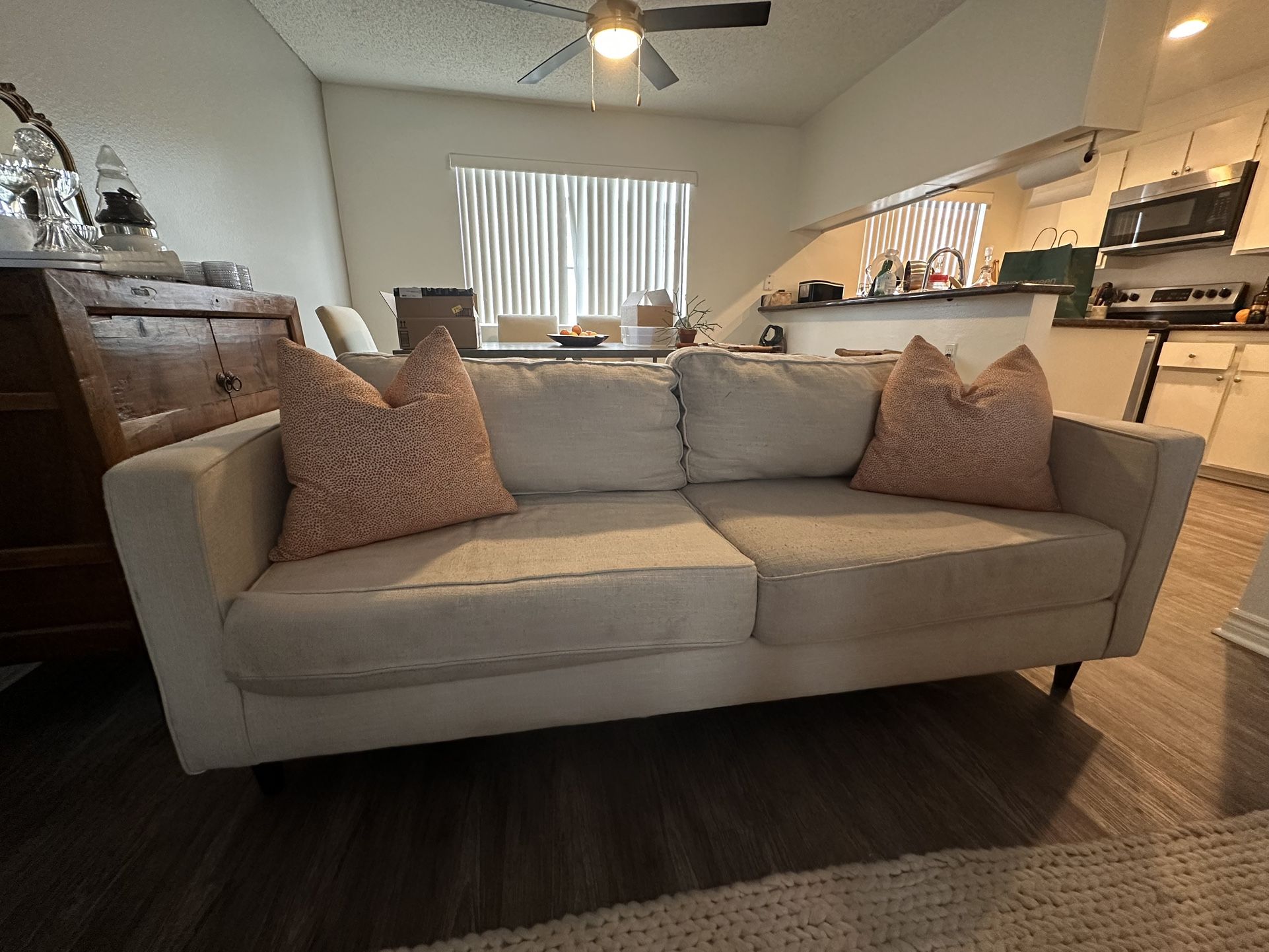 Living Spaces Couch $75 If Picked Up ASAP