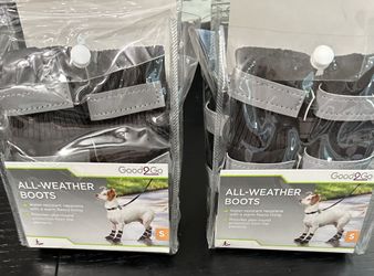 All Weather Dog Boots Small Size 2 For $15
