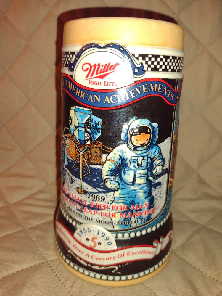 Miller High Life And NASA Collectible Beer Stein Mug, The Carolina Collection