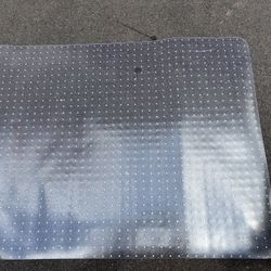 Chair Mat/Clear-No Lip
