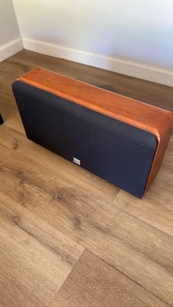 JBL Studio LC2 4-Way Titanium Tweeter Dual Mount Center Speaker 75W RMS Cherry