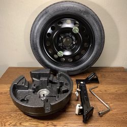 BMW E60 E61 Genuine Temporary Tire Compact Spare Tire Donut Tire Complete Kit A3