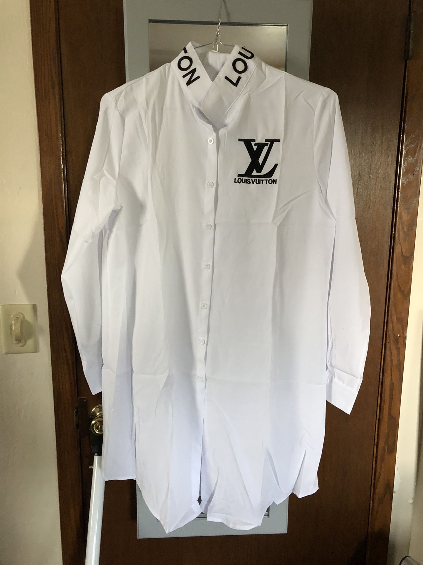 Black And White Women Dress Blouse