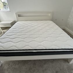 🛏️ West Elm King Bed + Impeccable Mattress + Dresser + Nightstand – MUST GO THIS WEEK