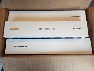 3 Brand New MERV 13 Air Filters – 20x22x4 High Efficiency HVAC/Furnace