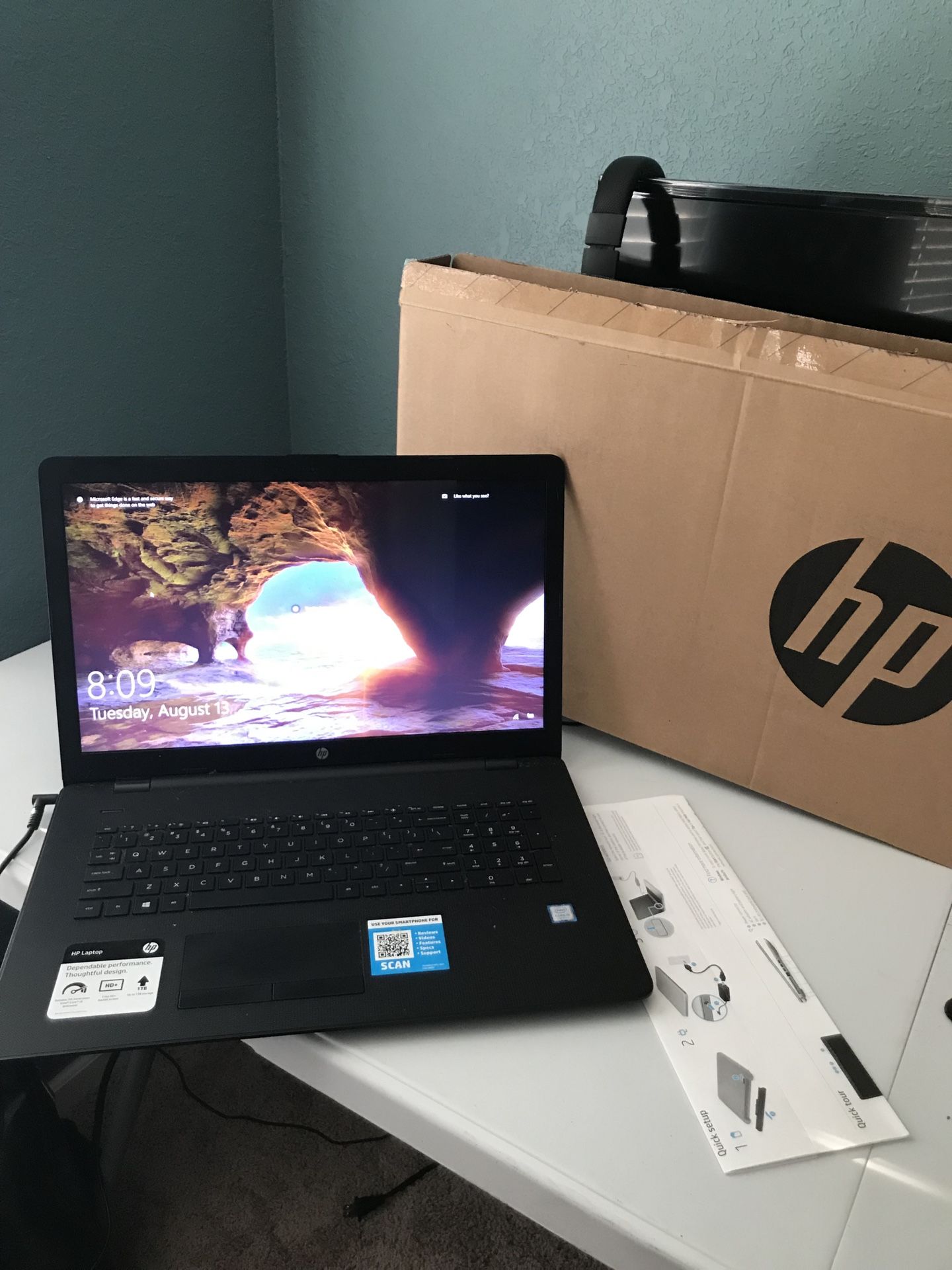 BRAND NEW! HP LAPTOP! OPEN BOX