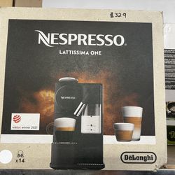 Nespresso Lattissima One Original Espresso Machine with Milk Frother by  De'Longhi, Shadow Black for Sale in Whittier, CA - OfferUp