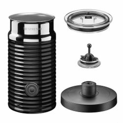 Nespresso Aeroccino 3 Milk Frother, Black, Steel