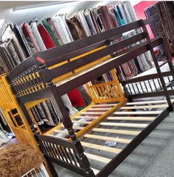 Brand new solid wood bunk bed