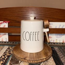 Rae Dunn Coffee Canister With Scoop