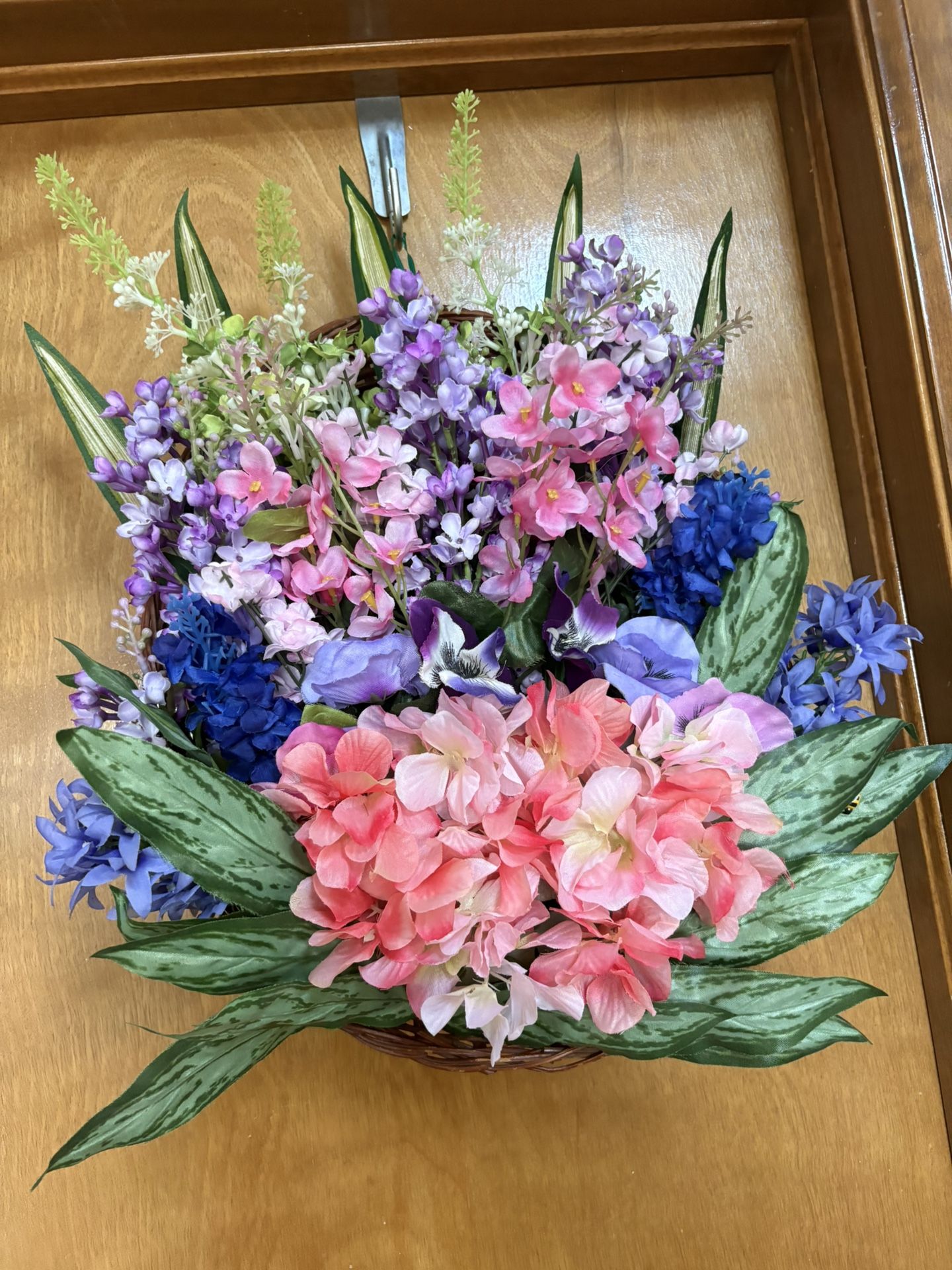 Floral Door Basket