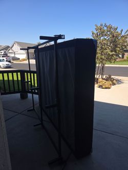 Queen sized frame and box spring