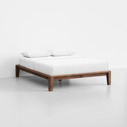 Cal King Thuma-Style Bed Frame – Walnut (PICK UP ONLY) Excellent Condition