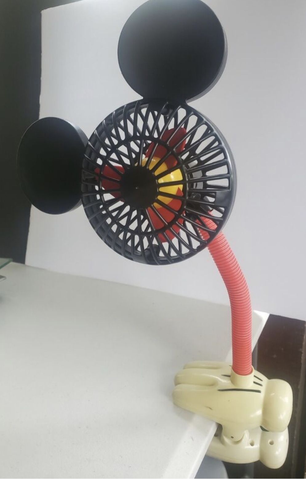 Disney Parks Mickey Mouse Portable Stroller Fan Flexible Clamp 17