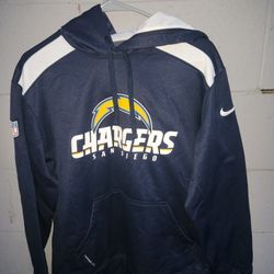 Los Angeles Chargers Official On Field Nike Hoodie Blue NFL Team Men’s Size M
