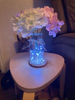 Wide Mouth Mason jars with twine