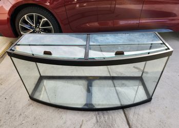 Large Glass Tank : 48" W - 18" D - 23 " H