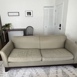 Solid Green Couch