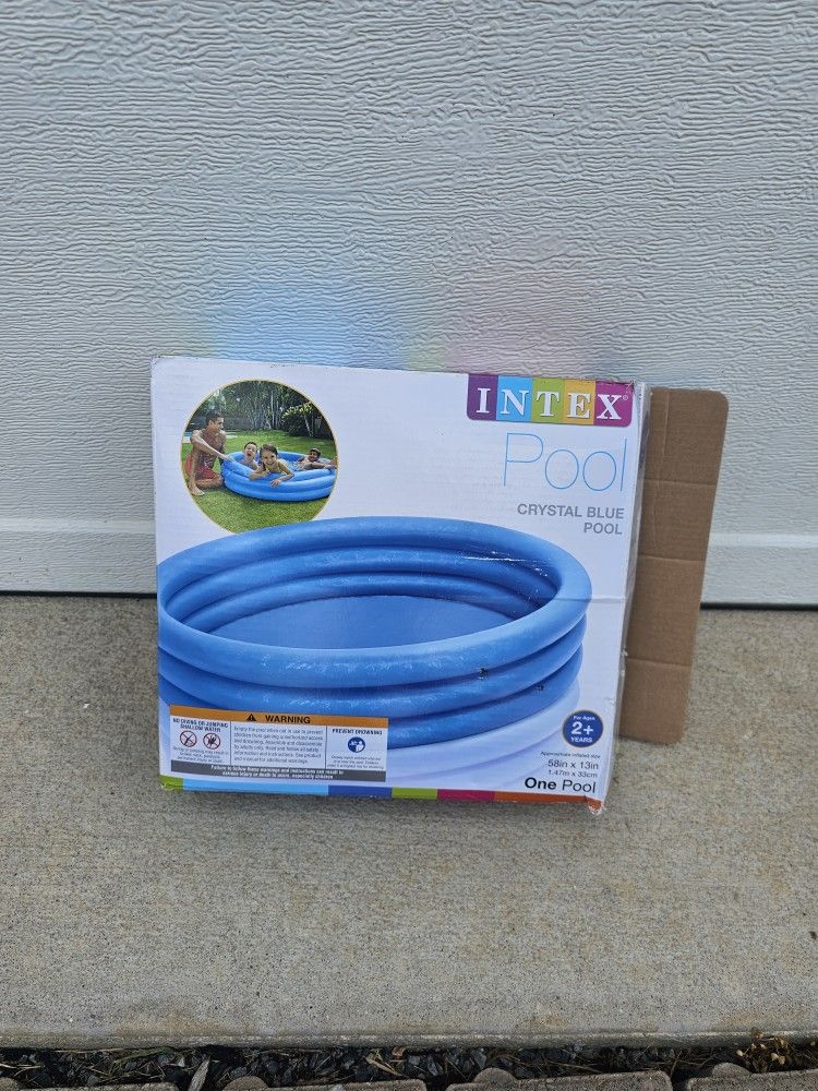 Intex Pool - Crystal Blue Pool 58 x 13in.