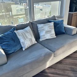 Beautiful Grey Couch