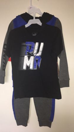 5t and 6t boys puma suits all 3pc set new each $30