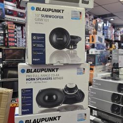 Blaupunkt Amplifier And Subwoofers Speaker System deal
