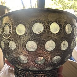 Jeweled Metal Holder – Boho / Moroccan Decor