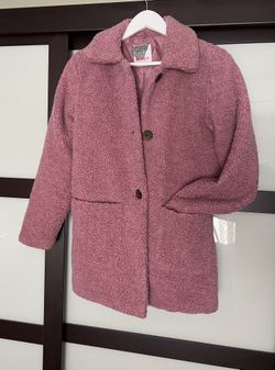 Teddy Bear Coat Jacket Size 12/14 