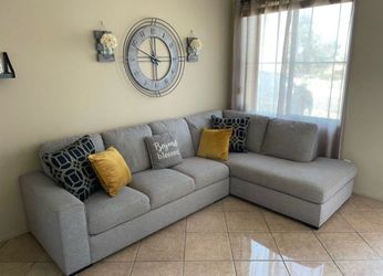 Light grey sectional