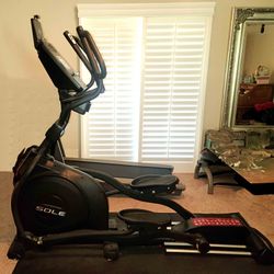 SOLE Fitness E35 Elliptical Ergonomic Home Exercise Machine