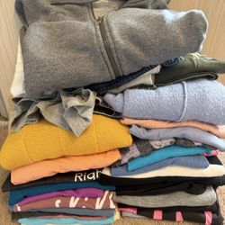 Women’s Clothes Size Small Clean, Smoke, Pet Free House No Stains Total 37 Pieces  Pink, H&M, Nike