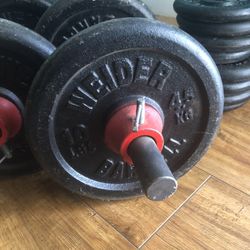 Weider Barbell Weights, Pesas