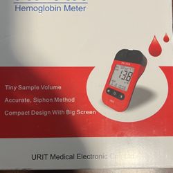 Hemoglobin Test Meter with 25 Test Strips for Home Use (PH-01A) 