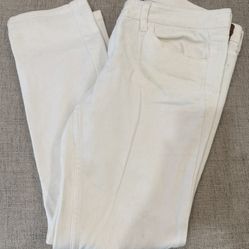 Paris Blues Skinny leg high waist white Cotton Jean 11