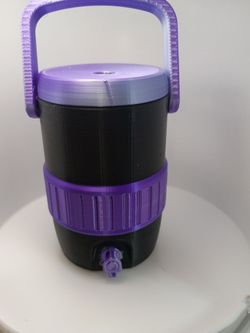 Black and purple can coolers holds 12 oz can