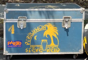 70s Chick Corea (Artist Owned) Steve Reid Percussion Crew 1970s Tour Trunk RARE
