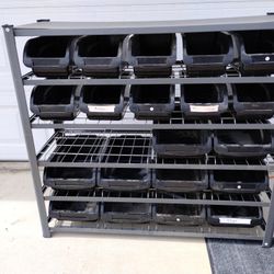 Storage Bin Rack