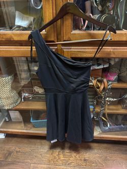Bebe one shoulder LBD size small