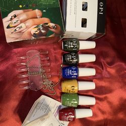 OPI GelColor Intelli-Gel Wicked Winter 2024 Add-On Kit #1, a collection of nail polish inspired by the Wicked movie