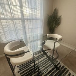 Black And White Dining Room Set