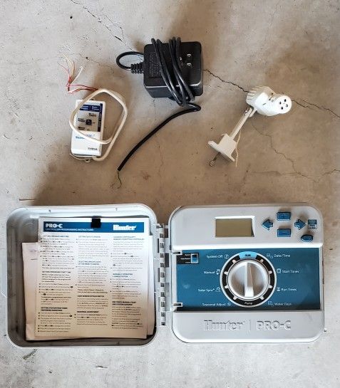 Hunter Pro-C Sprinkler Controller W/Rain Sensor